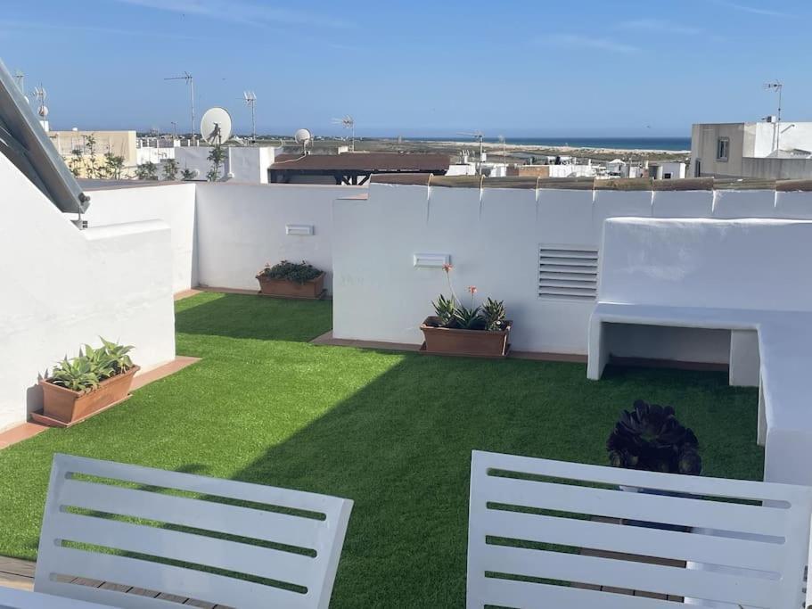 Casa Lola Conil, Azotea Al Mar Y Parking Solo Familias O Parejas Villa Conil De La Frontera Dış mekan fotoğraf